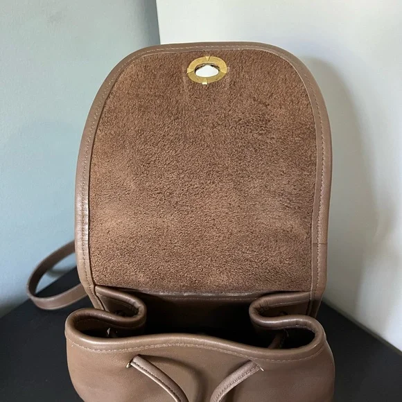 Vintage Coach Leather Backpack - Picture 7 of 9